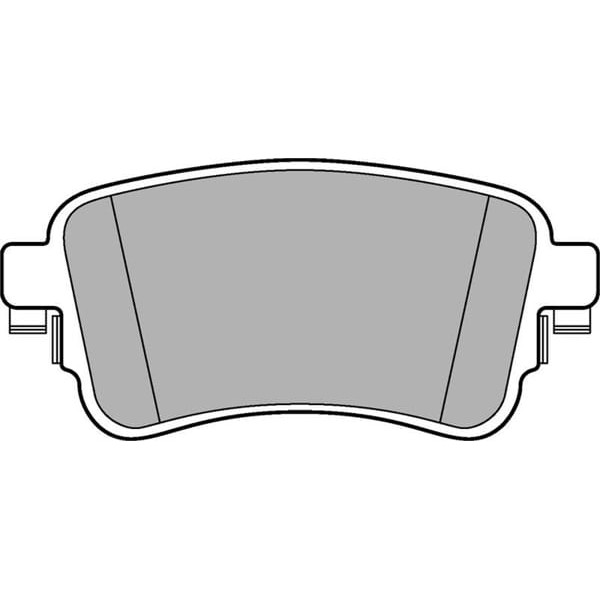 DELPHI LP3261 Fren Balatası Arka Dw10Fe 2.0 HDI Expert IV 