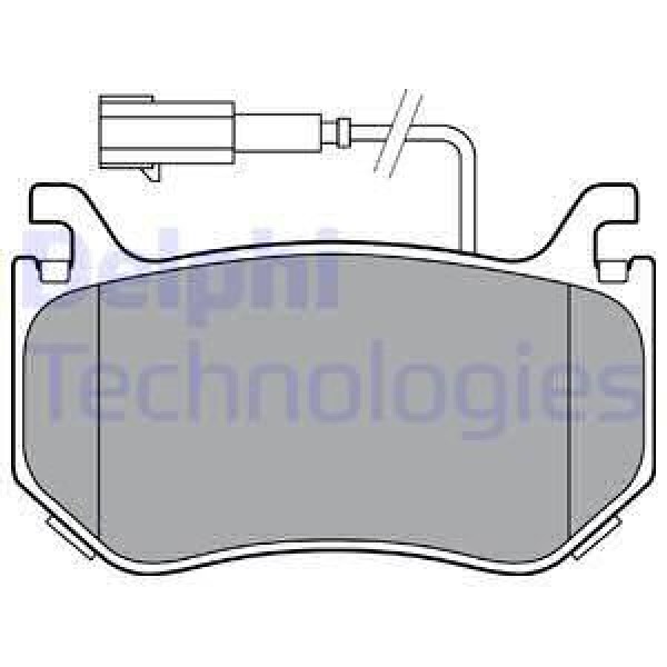 DELPHI LP3381 Fren Balatası Arka Gıulıa-Stelvıo 