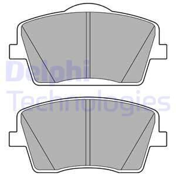DELPHI LP3435 Fren Balatası Ön Alfa
