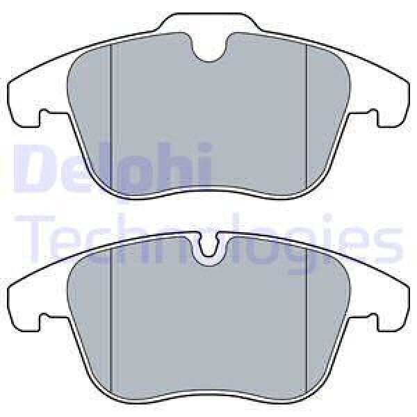 DELPHI LP3526 Fren Balatası Önpeugeot508