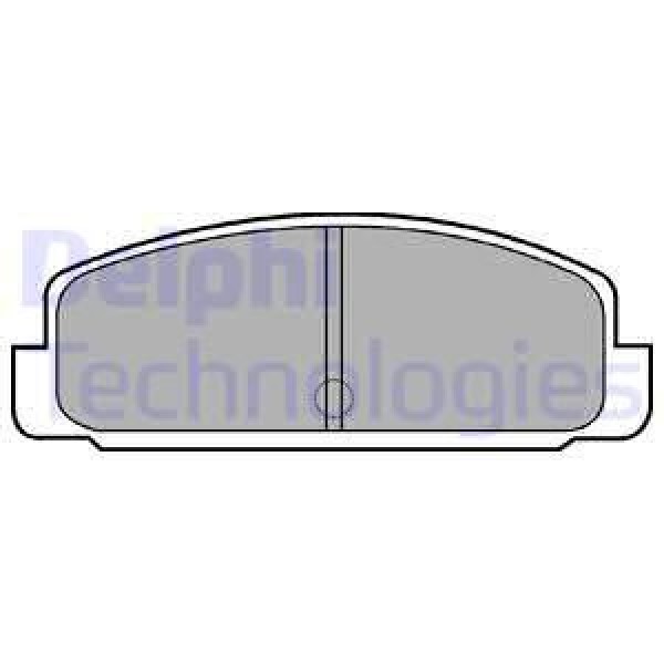 DELPHI LP401 Fren Balatası Arka Mazda 6 03-10 323 F 98- 626 97-02 Rx7 89- Premacy 9- 