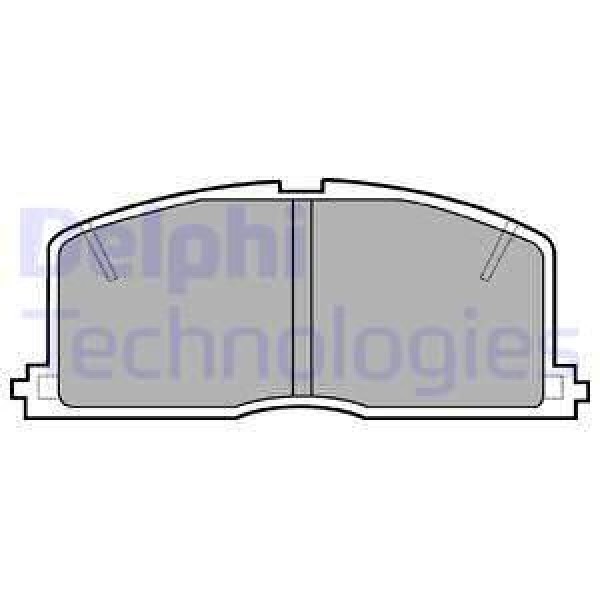 DELPHI LP460 Fren Balatası Ön Corolla 88-95 Ae92 E100 Karburatörlü