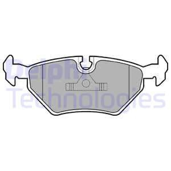 DELPHI LP555 Fren Balatası Arka Bmw 3 E30 E36 87-98 Bmw 5 E34 82-97 Bmw 7 E32 Bmw 7 E32 86-94 Bmw Z3