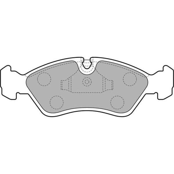 DELPHI LP585 Fren Balatası Ön Fıssız Astra F 91- Vectra A 88- Omega 86- Kadett E 84- / Espero 95-99 