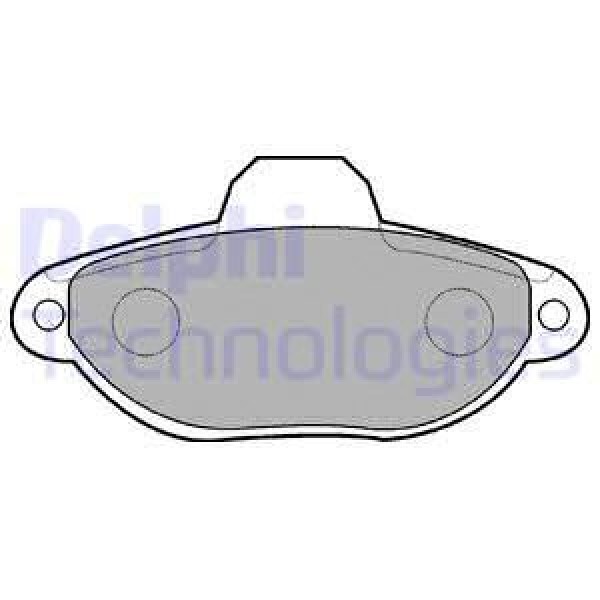 DELPHI LP851 Fren Balatası Ön 500 07- 1.2 Panda 03- 1.2 Punto I 93- / Y 95- / Ka 08- 1.2 