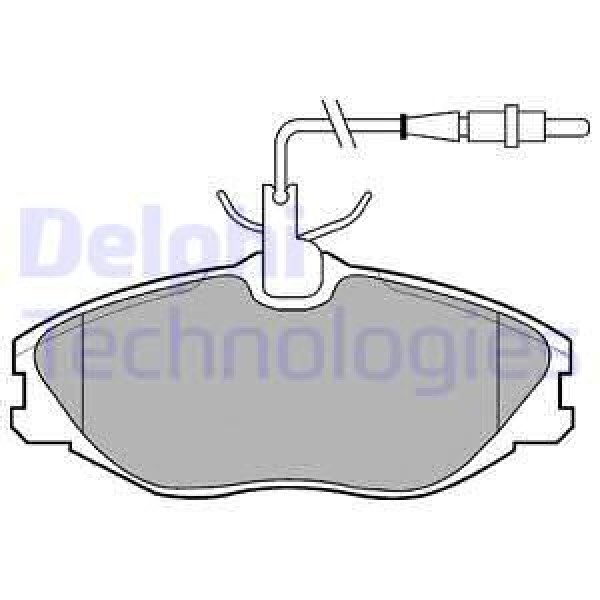 DELPHI LP986 Fren Balatası Ön 406 95- 607 00- / Xsara 97- 2.0 16V 