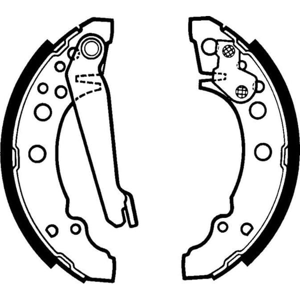 DELPHI LS1276 Fren Pabuçu Arka Seat Arosa. Cordoba. Ibiza. Toledo / VW Derby. Golf. Golf Van. Jetta.