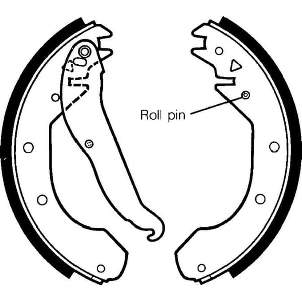 DELPHI LS1297 Fren Pabuçu Opel Ascona Combo B Corsa Van Kadett Manta Rekord 80-01 Arka 
