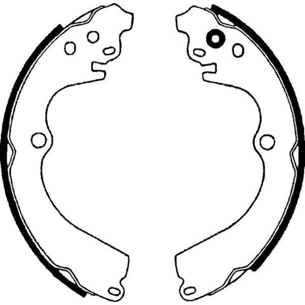 DELPHI LS1604 Fren Pabuçu El Freni Subaru Forester. Impreza. Legacy 01/90 