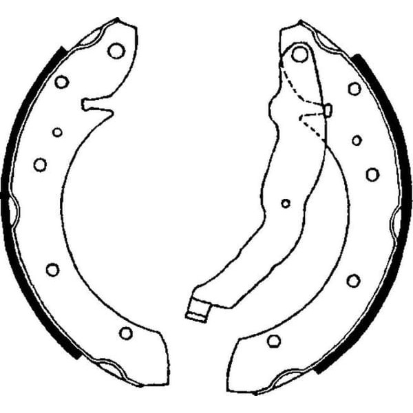 DELPHI LS1634 Fren Pabuçu Arka 316 318 320 323 325 04 91- 