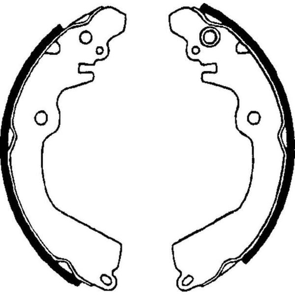 DELPHI LS1643 Fren Pabuçu Arka Carisma . Colt . Galant . Lancer. Mırage. Spacerunner 05 88-09 04 