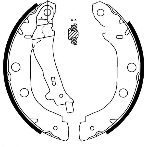 DELPHI LS1828 Kampana Balata Kangoo I 98- / Primera P11 96- Büyük Tıp 