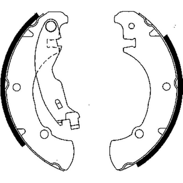 DELPHI LS1840 Fren Pabuçu Fiat Brava Bravo Marea 96- Arka 