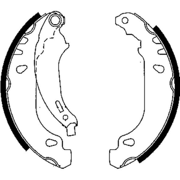 DELPHI LS1844 Kampana Balata CLIO II CLIO Symbol / Logan 04- Sandero 08- 180X42 