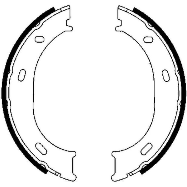 DELPHI LS1905 El Fren Balatası Lt35 96-06 / Sprinter 96-06 Tek Teker 160X40