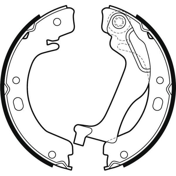 DELPHI LS2003 Fren Pabuçu Arka Toyota Corolla 11/01 02/07 