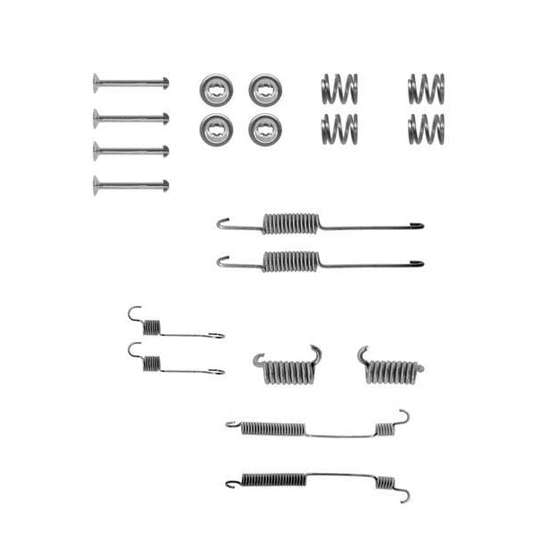 DELPHI LY1034 Fren Pabuç Montaj Takımı Arka Ford Escort 10/85 09/90 