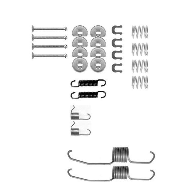 DELPHI LY1106 Fren Pabuç Montaj Takımı Arka Toyota Camry. Carina. Carina E. Celica. Corolla. Paseo. 
