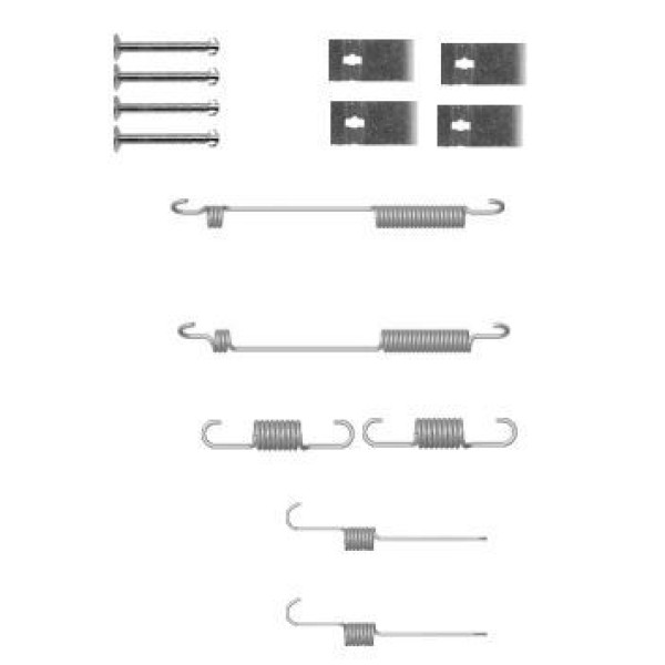 DELPHI LY1332 Fren Pabuç Montaj Takımı Arka Hyundai Getz 06/02