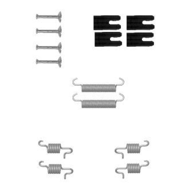 DELPHI LY1338 Fren Pabuç Montaj Takımı Arka Toyota Avensis. Celica. Corolla. Corolla Verso. Yaris 01 