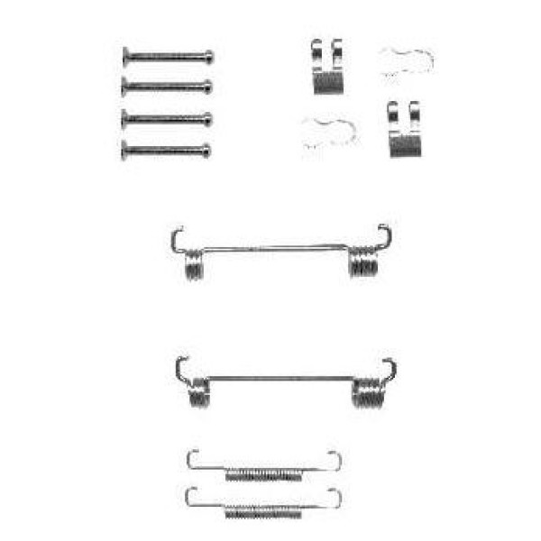 DELPHI LY1344 Fren Pabuç Montaj Takımı Arka Citroen Jumper. Relay / Fiat Ducato / Peugeot Boxer 01/0