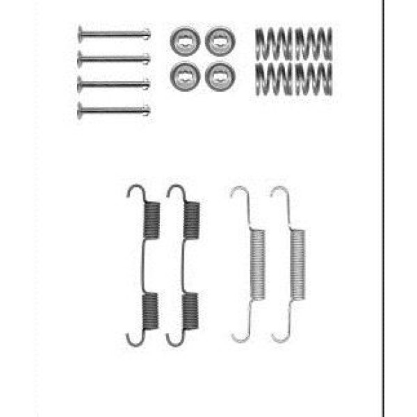 DELPHI LY1385 Fren Pabuç Montaj Takımı Arka Nissan Navara 06 ;Pathfinder 06 06 