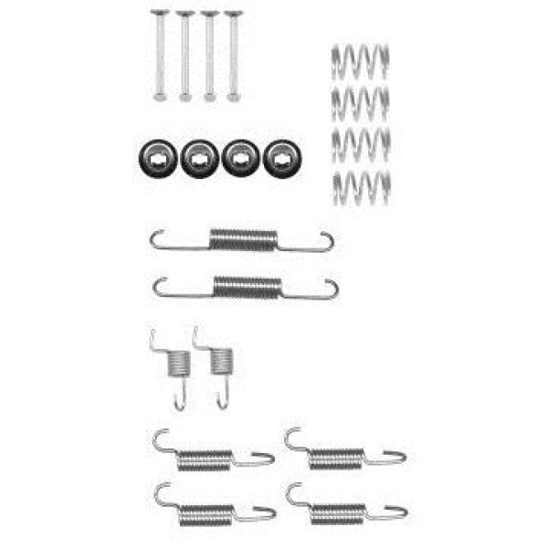 DELPHI LY1391 Fren Pabuç Montaj Takımı Arka Chevrolet Lacetti 05 . Nubria 05 05
