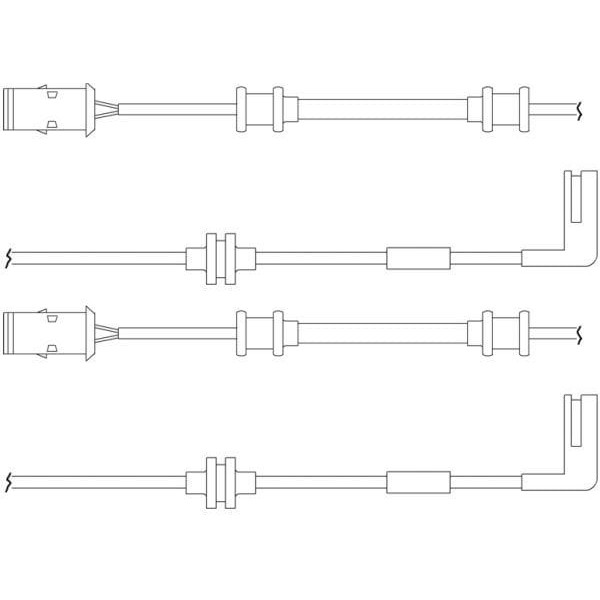 DELPHI LZ0148 Fren İkaz Kablosu Ön Opel Vectra 10/95 03/02