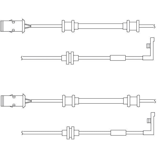 DELPHI LZ0152 Fren İkaz Kablosu Ön Opel Astra. Zafira 98