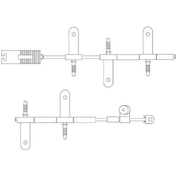 DELPHI LZ0164 Fren İkaz Kablosu Ön Mini Cooper. Cooper S. One. One D 04/01 10/06 