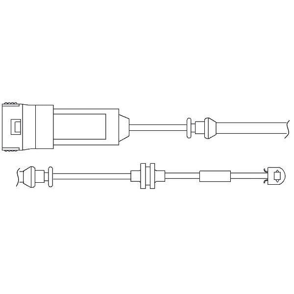 DELPHI LZ0166 Fren İkaz Kablosu Ön Opel Signum. Vectra / Saab 9 3 04/02