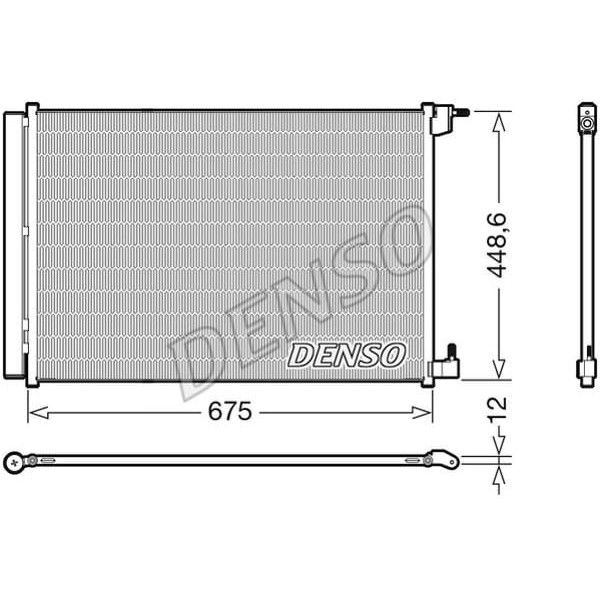DENSO DCN17060 Kondansatör. Klima 