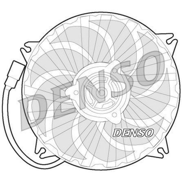 DENSO DER21017 Fan Motoru Partner II Berlingo II 1.6HDI 2.0HDI Xsara II 1.4HDI 1.6 16V Otomatik Klim 