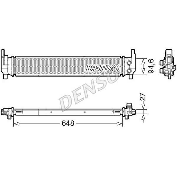 DENSO DRM02042 Radyatör. Motor Soğutması 