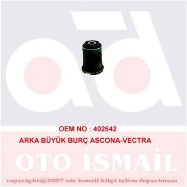 DOĞRU KAUÇUK 625 Arka Büyük Burç Ascona Vectra 