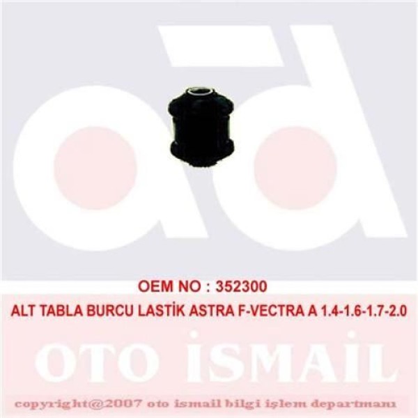 DOĞRU KAUÇUK 635 Salıncak Burcu Alt Astra F 91-98 Vectra A 88-95 2.0 Lastık 