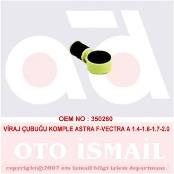 DOĞRU KAUÇUK 637 Viraj Çubuğu Astra F Vectra A Komple 