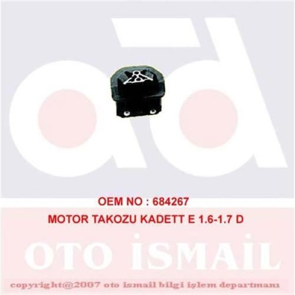 DOĞRU KAUÇUK 649 Motor Takozu Kadett E 1.6 1.7 D