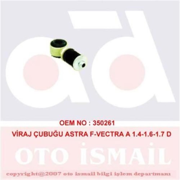 DOĞRU KAUÇUK 658 Stabilizer Z Rotu Astra F 91-99 Vectra A 88-95 Calıbra 90-97 Plastik 