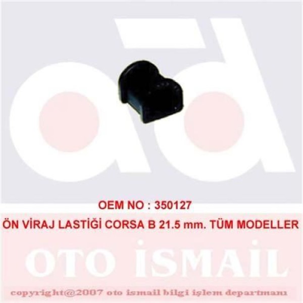 DOĞRU KAUÇUK 667 Viraj Demir Lastiği Ön Corsa B Combo B Tigra B 1.4 16V 1.6 16V 21.5Mm