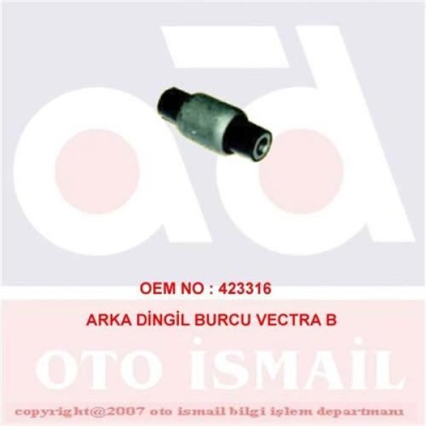 DOĞRU KAUÇUK 669 Dingil Takozu Arka Vectra B Kol Burç