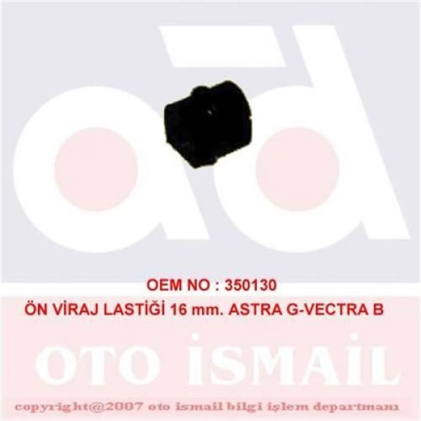DOĞRU KAUÇUK 678 Viraj Demir Lastiği Ön Astra G Vectra B Corsa C Combo C Zafira A Tigra B 16Mm