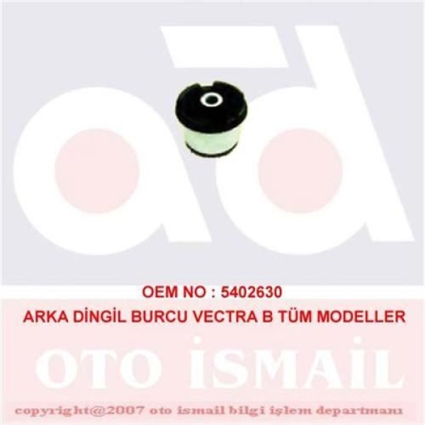 DOĞRU KAUÇUK 699 Dingil Takozu Arka Vectra B Uzun