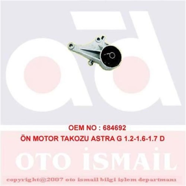 DOĞRU KAUÇUK 721 Motor Takozu Ön Astra G Zafira