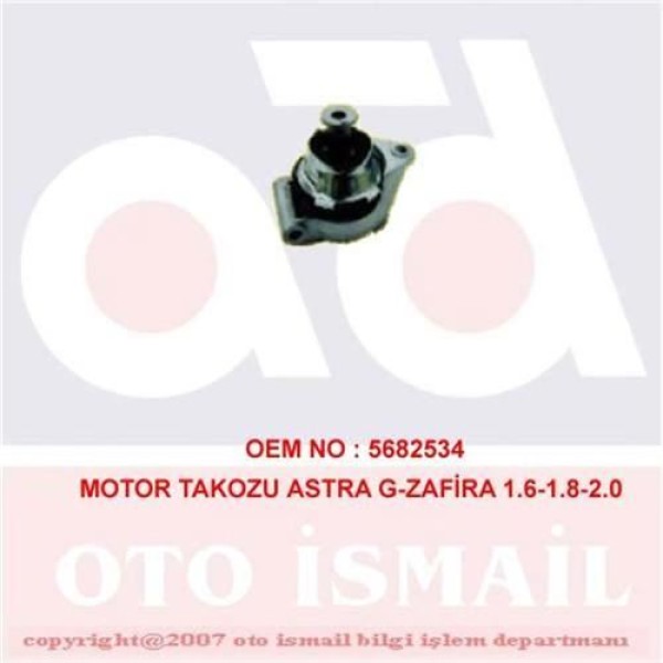 DOĞRU KAUÇUK 735 Motor Takozu Arka Spor Şase Içın Fk