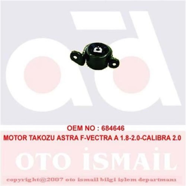 DOĞRU KAUÇUK 737 Motor Takozu Sağ Astra F Vectra A Calıbra A 1.8 2.0