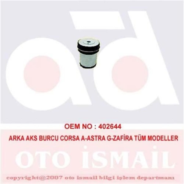 DOĞRU KAUÇUK 745 Dingil Takozu Arka Astra G Corsa C Combo C Zafira A Merıva A