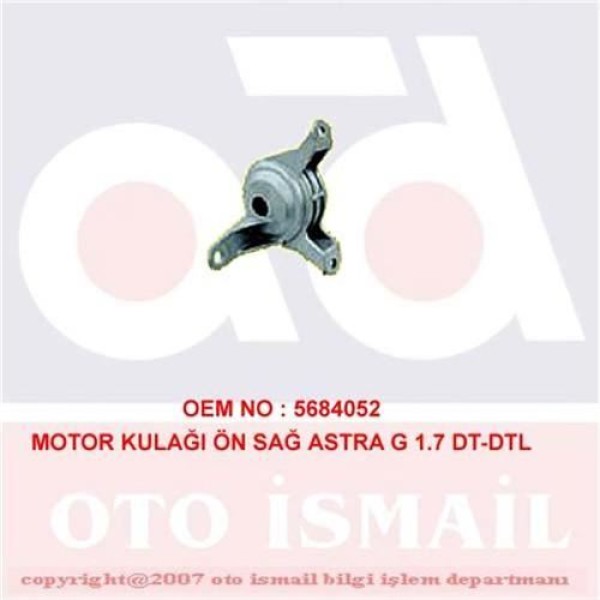 DOĞRU KAUÇUK 746 Motor Takozu Ön Sağ Astra G Zafira A 1.7 Cdtı 1.7Dt 1.7Dtı 