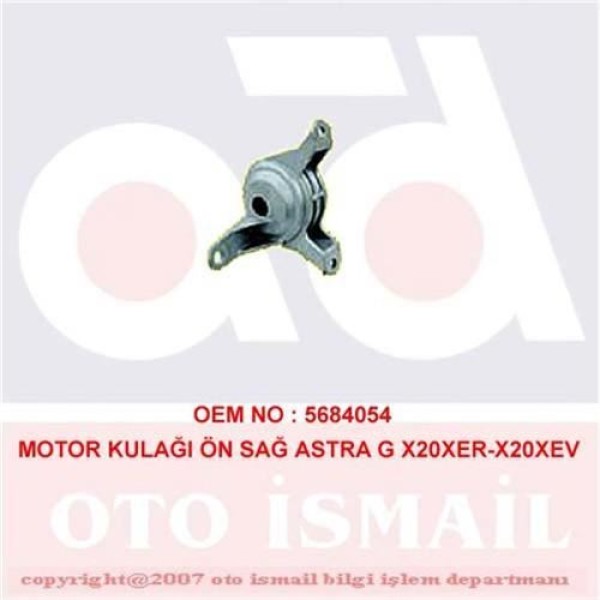 DOĞRU KAUÇUK 747 Motor Takozu Sağ Astra G Zafira A 2.0 16V X2.0Xer X2.0Xev