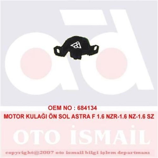 DOĞRU KAUÇUK 749 Motor Takozu Ön Sol Astra F 1.6 Nz Sz